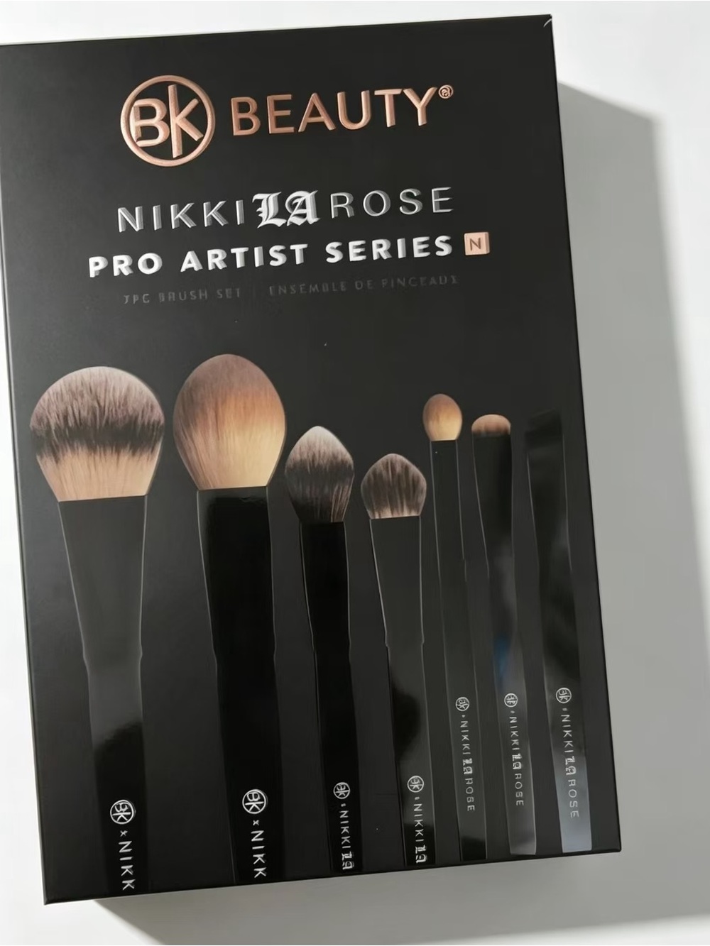 BK Beauty Nikki LaRose Pro Artist Series Black Makeup Brush Set
